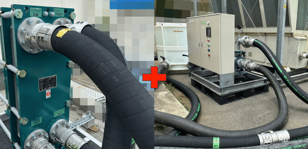 熱交換器とチラーの応用レンタル